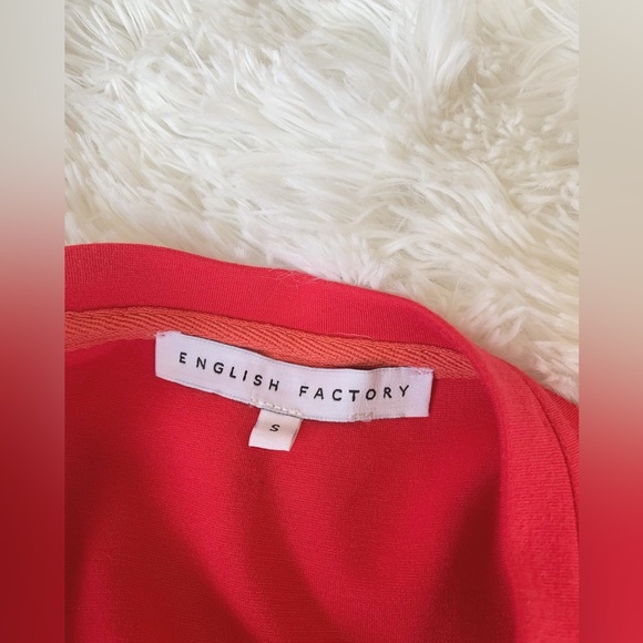 Anthropologie English Factory High Low Mix Media Top - Picture 3 of 3